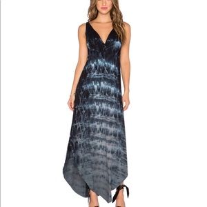 Gypsy 05 Blue Tie Dye Maxi Dress Medium